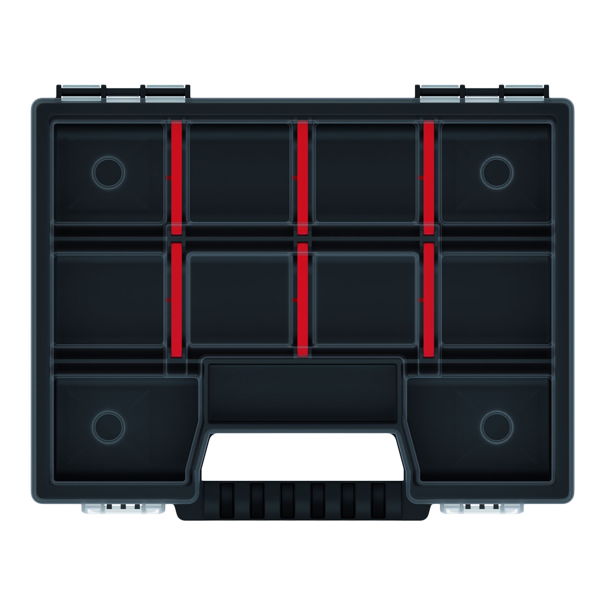 Performance Power Polypropylene 11 compartment organiser case (L)195mm (H)35mm