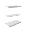 Perkin Matt white Top, base & shelf kit (W)1000mm (D)478mm