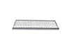 Perkin Silver effect Wire shoe rack shelf (H)45mm (W)974mm