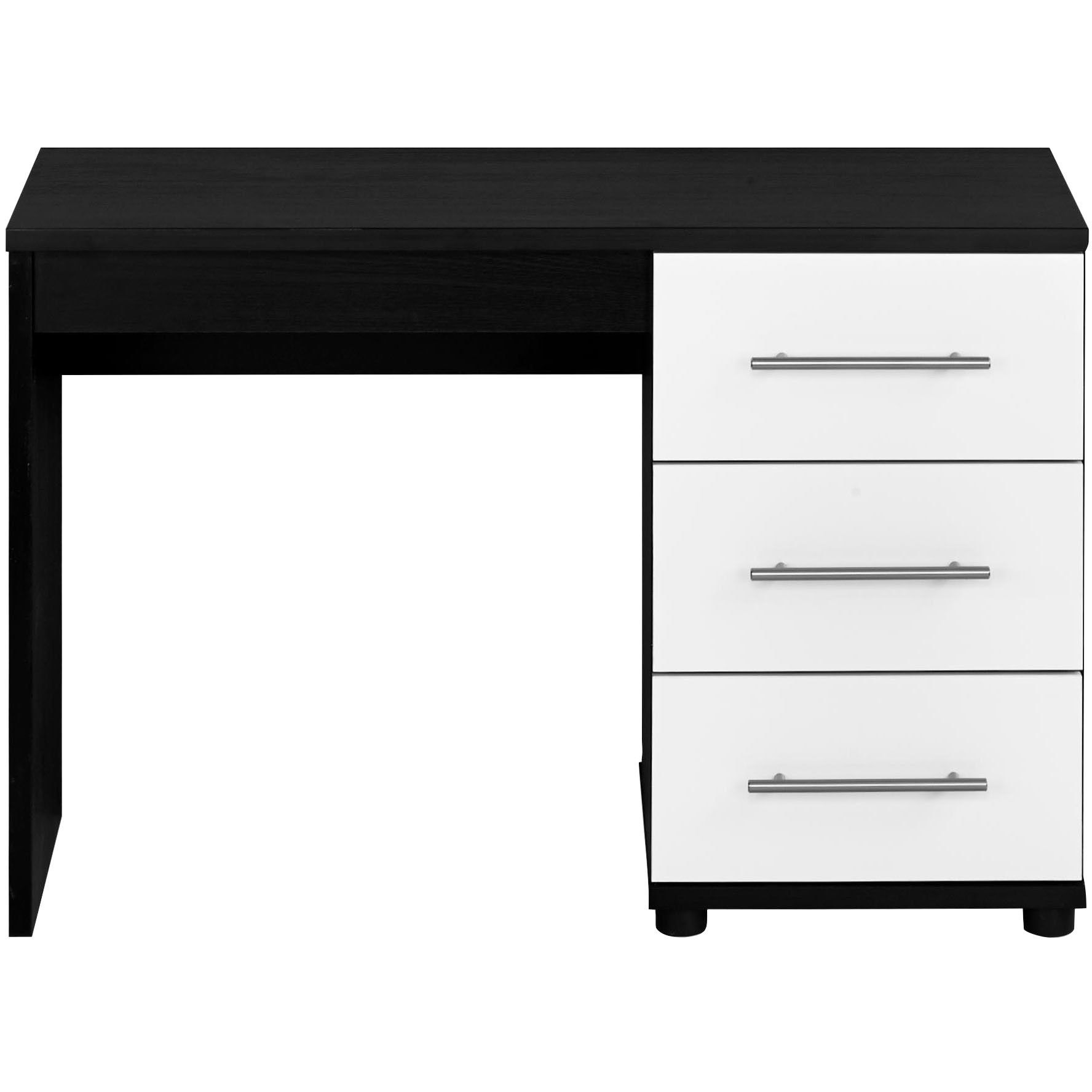 Perla Gloss white oak effect Dressing table (H)662mm (W)996mm (D)424mm
