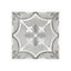 Perla Grey Matt Patterned Stone effect Ceramic Indoor Wall & floor Tile, Pack of 9, (L)330mm (W)330mm