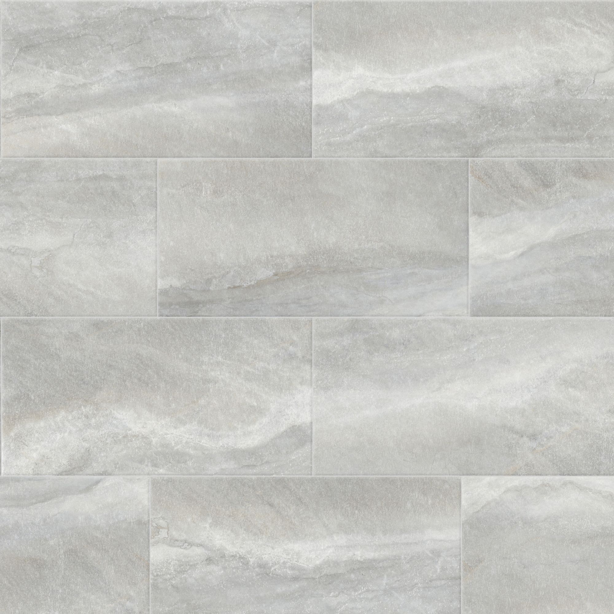 Perla Grey Matt Stone effect Ceramic Indoor Wall & floor Tile - 3