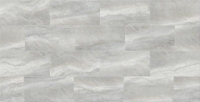 Perla Grey Matt Stone effect Ceramic Wall & floor Tile, Pack of 6, (L)598mm (W)298mm