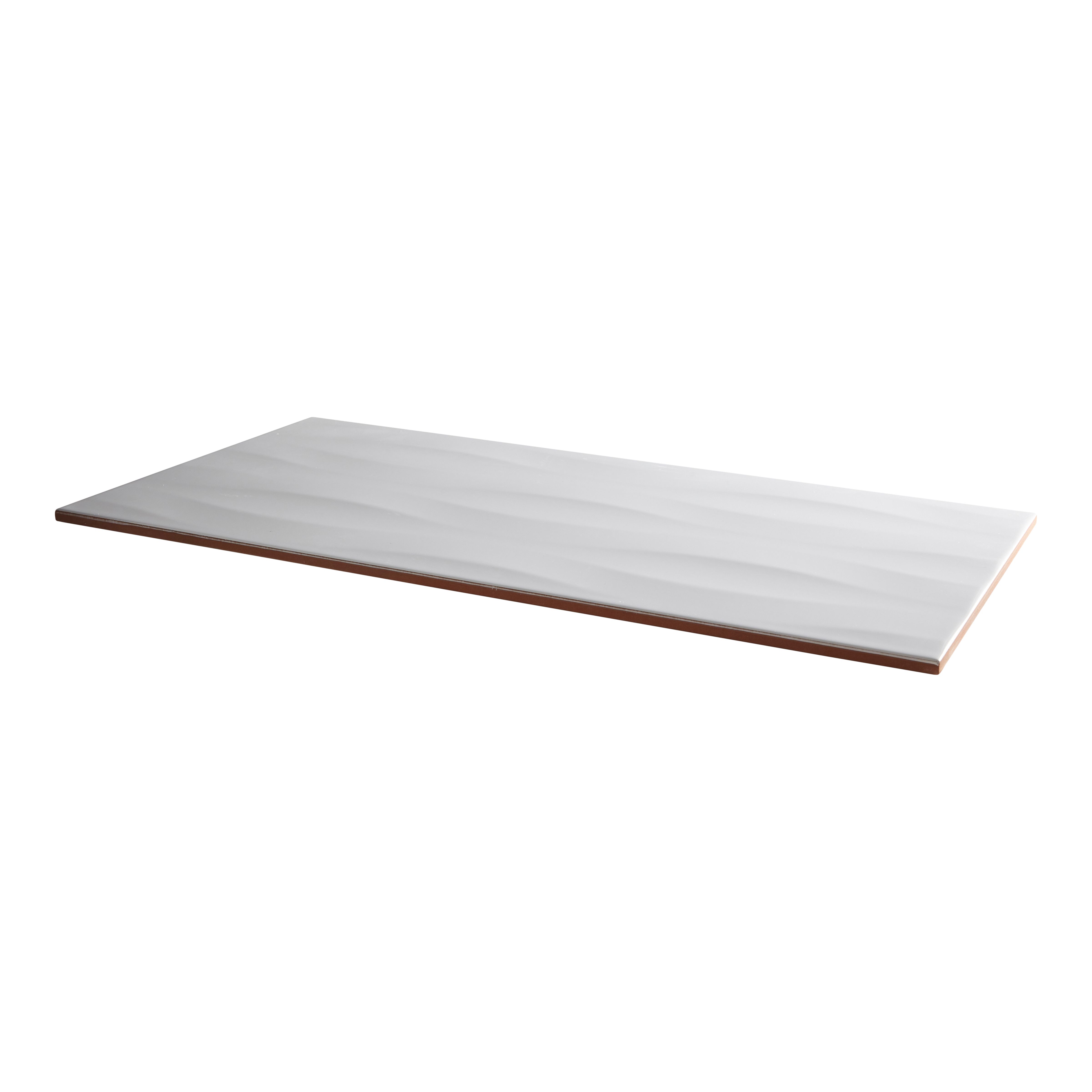 Perouso White 3D decor Ceramic Wall Tile - 3