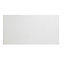 Perouso White Gloss Flat Glossy Tile Ceramic Indoor Wall Tile, Pack of 6, (L)600mm (W)300mm