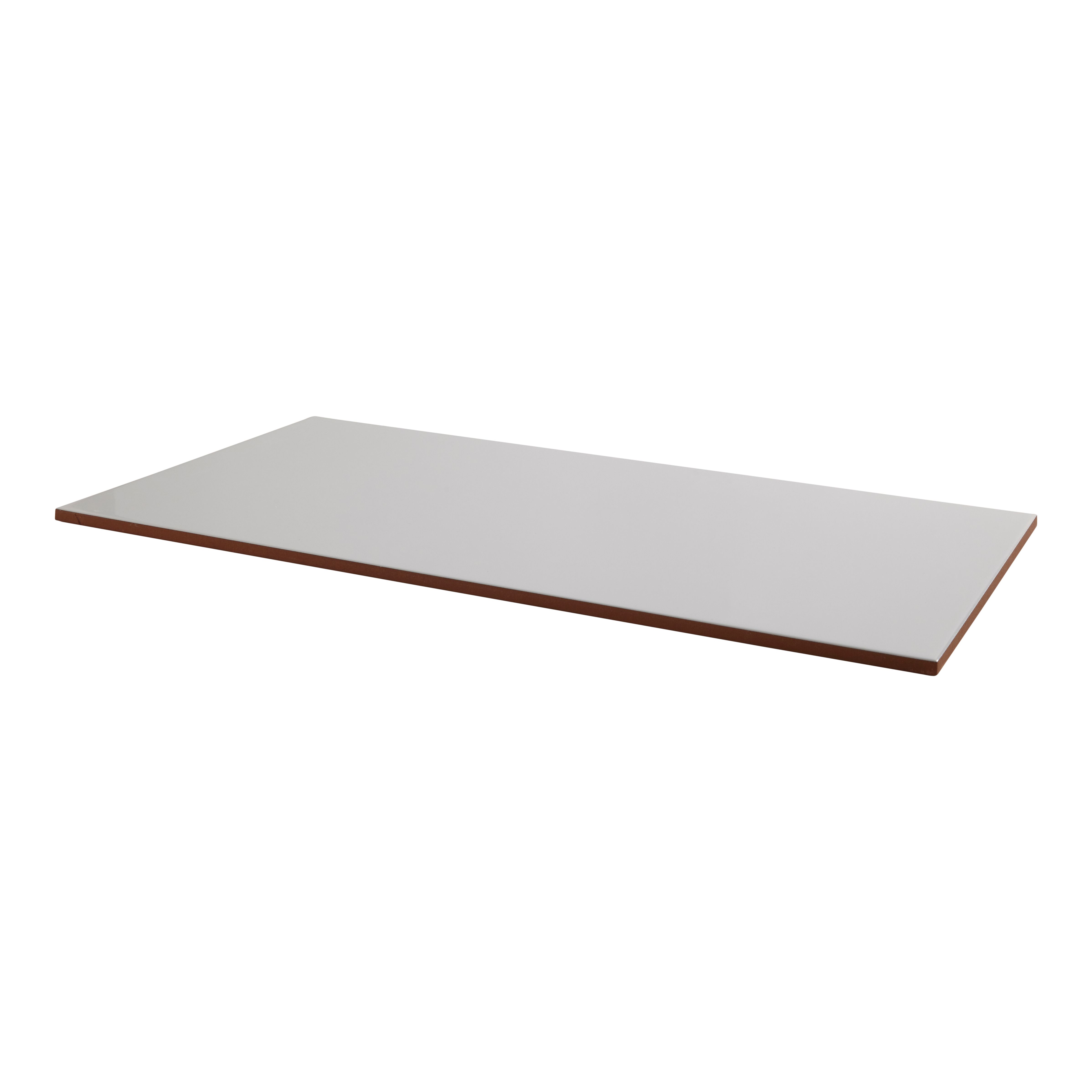 Perouso White Flat Glossy Tile Ceramic Wall Tile - 3