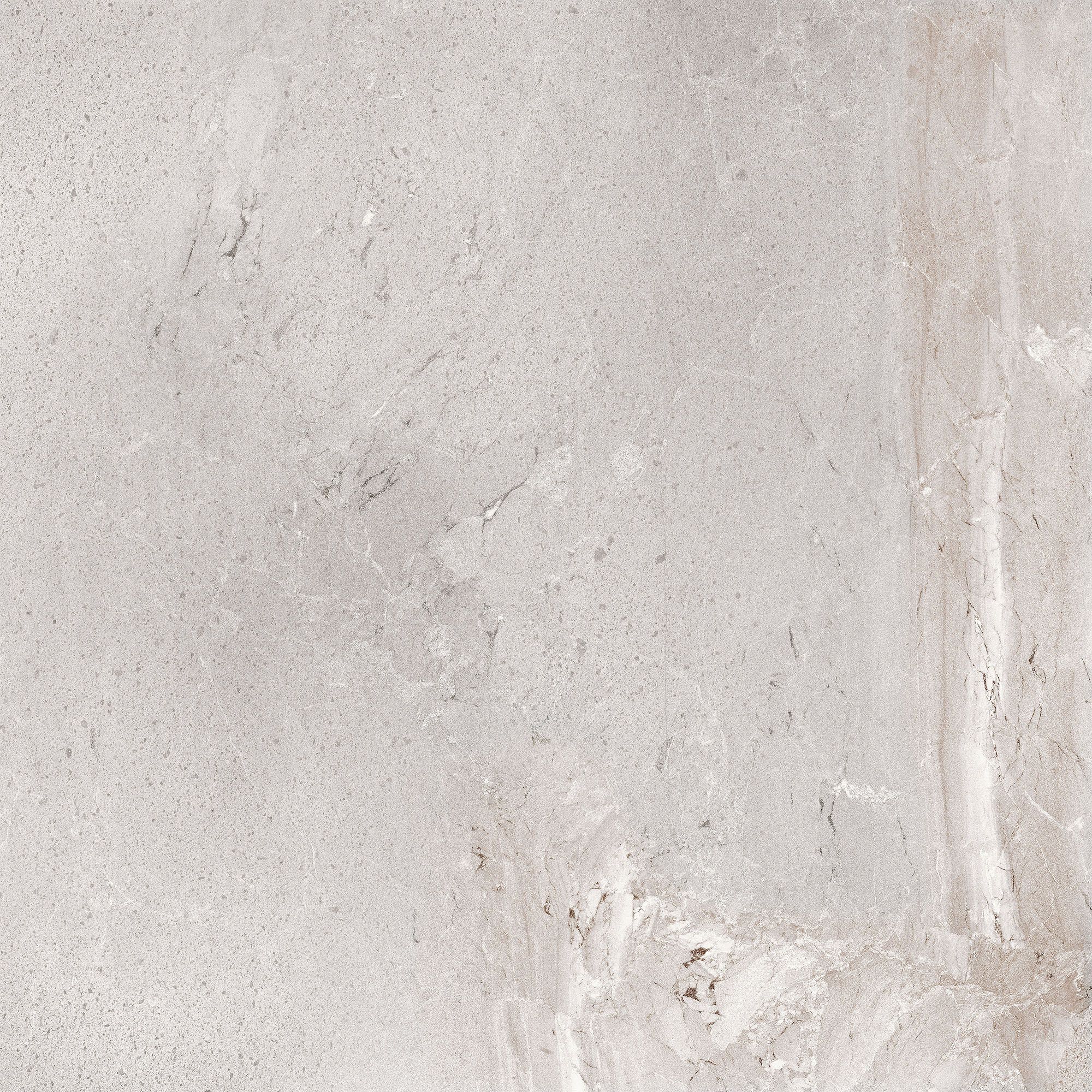 Pesaro Grey Matt Stone effect Porcelain Indoor Wall & floor Tile, (L)600mm (W)600mm, 1.08m²