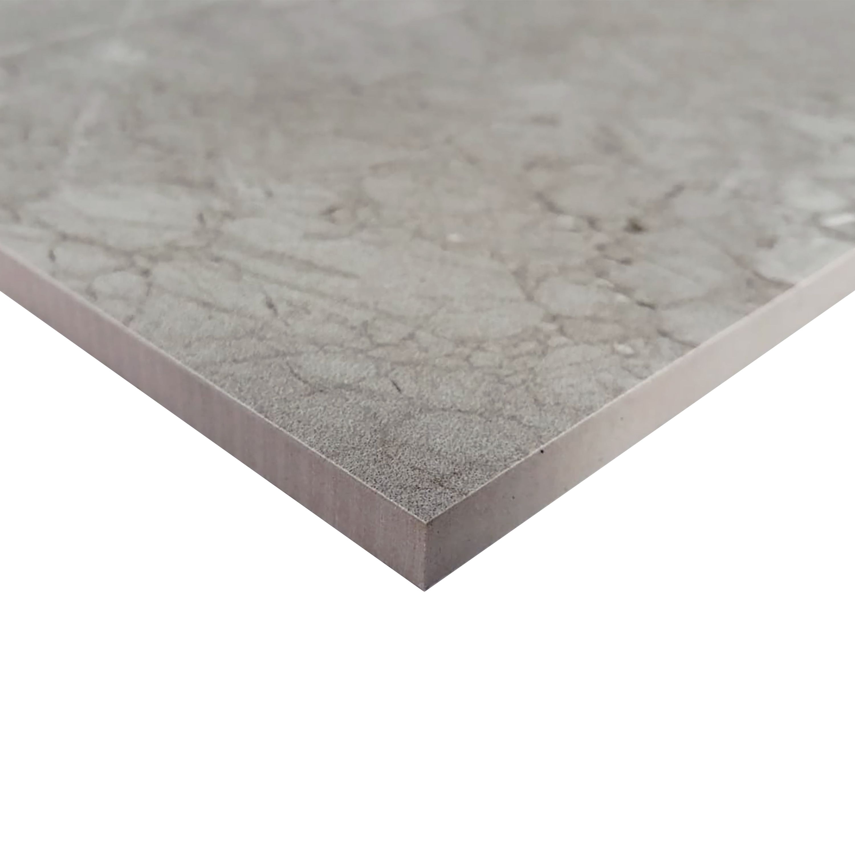 Pesaro Grey Matt Stone effect Porcelain Indoor Wall & floor Tile - 8