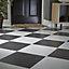 Pescaro Black Matt Ceramic Floor Tile Sample