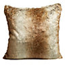 Petersberg Faux fur Brown Cushion (L)45cm x (W)45cm