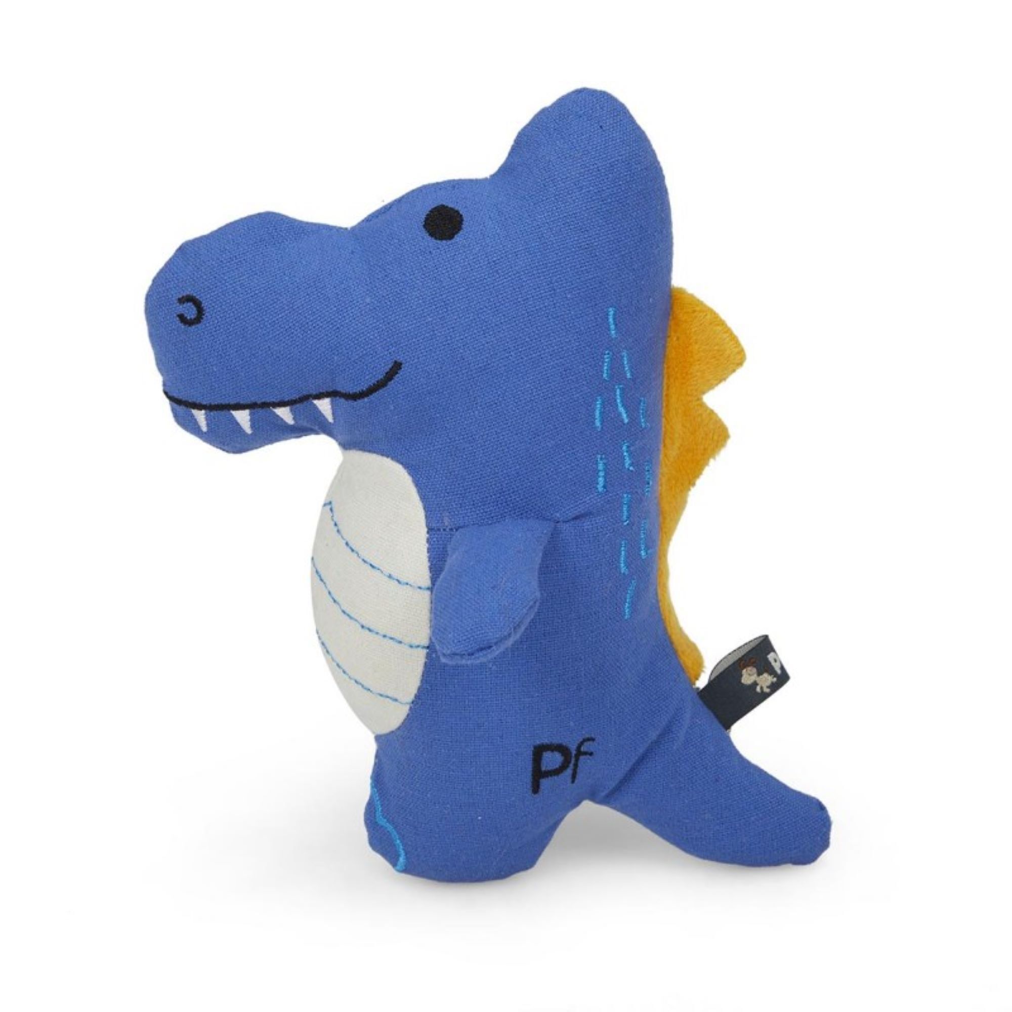 Petface Canvas Dino DOg Toy