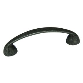 Pewter effect Cabinet Bow Pull handle