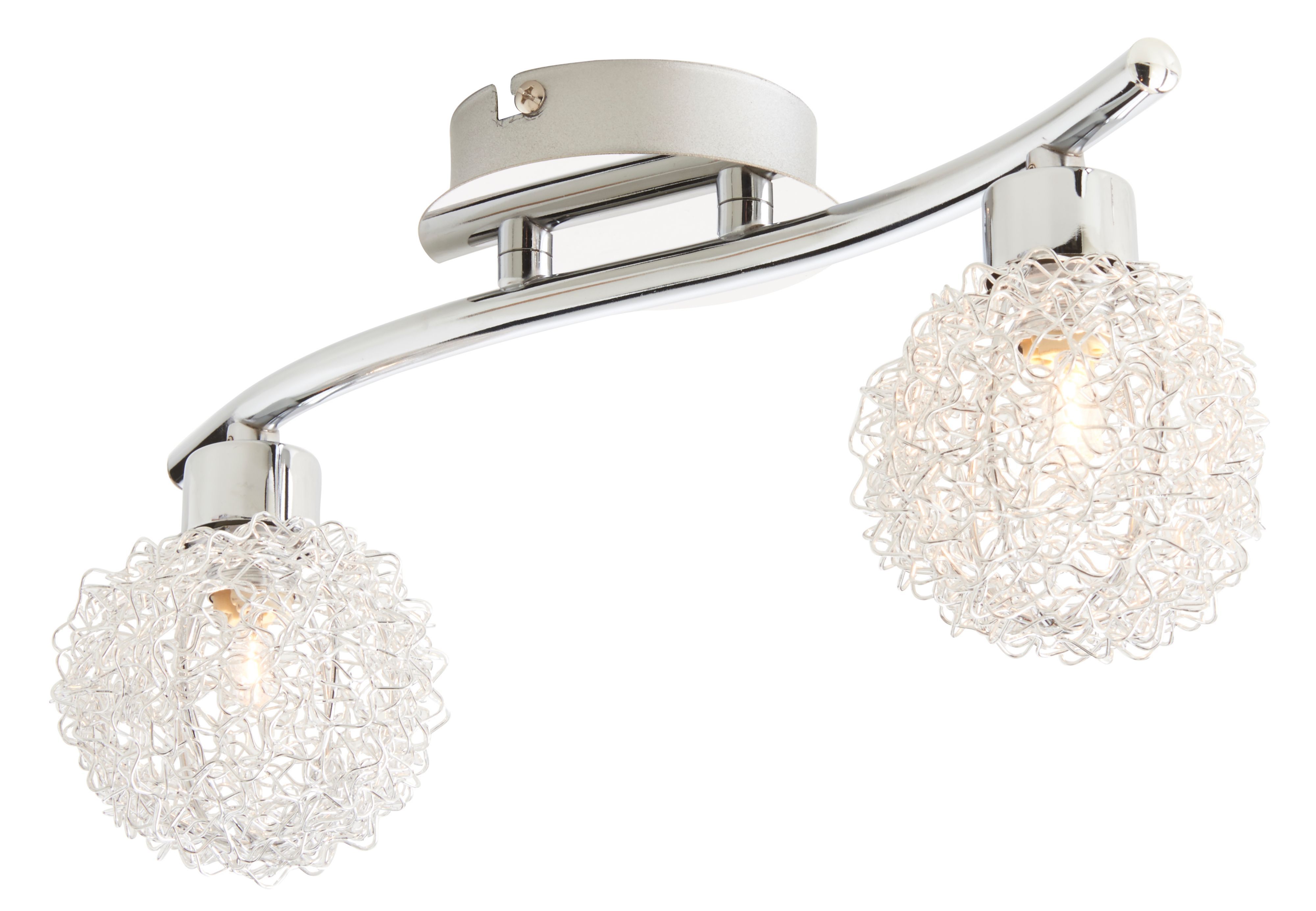 Phaidros Chrome effect 2 Light Spotlight