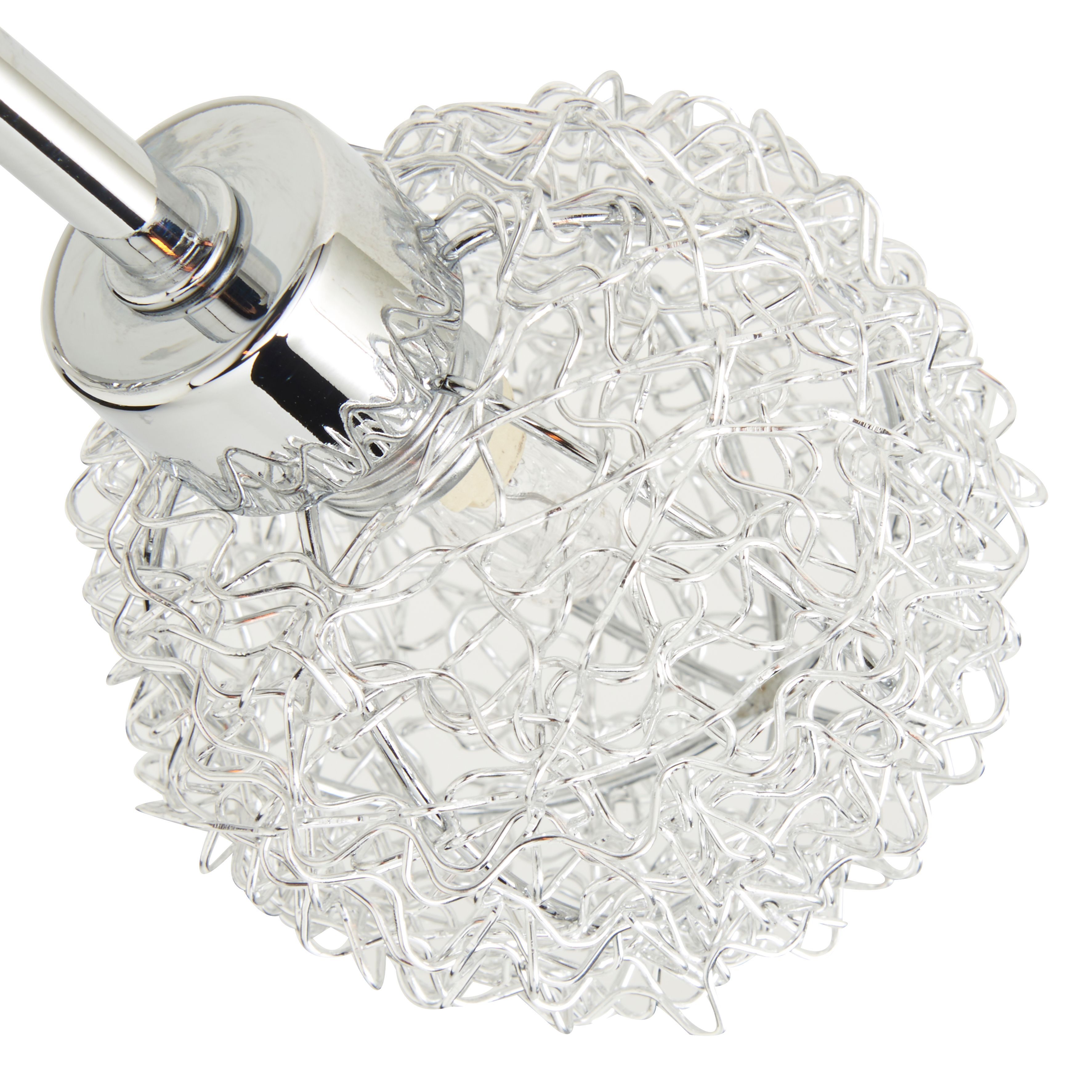 Phaidros Chrome effect 5 Light Spotlight