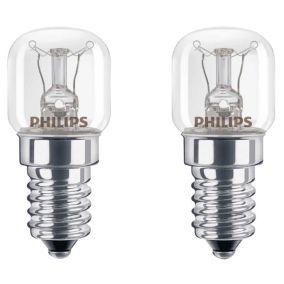 Philips 240W Warm white Incandescent Oven Light bulb of 2