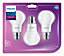 Philips B22 8W 806lm GLS LED Light bulb, Pack of 3
