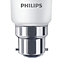 Philips B22 9W 806lm Classic Warm white LED Light bulb