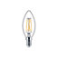 Philips Classic 6W 470lm Candle Warm white LED Dimmable Filament Light bulb