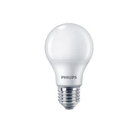 Philips Classic 8.5W 470lm Frosted A60 Warm white LED Dimmable Light bulb