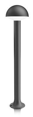 Philips Dust Black Mains-powered 1 lamp LED Outdoor Post light (H)763mm