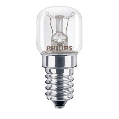 Philips E14 25W Warm white Incandescent Dimmable Oven Light bulb, Pack of 2