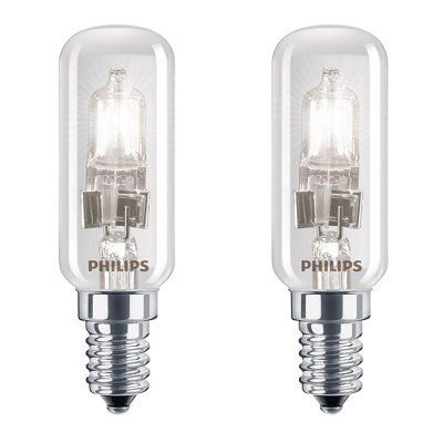 Philips E14 28W Warm white Halogen Dimmable Cooker hood Light bulb Pack of 2