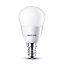 Philips E14 4W 250lm Mini globe Warm white LED Light bulb
