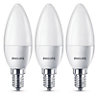 Philips E14 5.5W 470lm LED Light bulb, Pack of 3