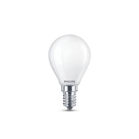 Philips E14 6.5W 470lm Golf ball Cool white LED Light bulb