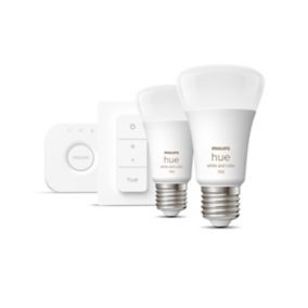 Philips E27 LED Cool white & warm white A60 Non-dimmable Smart lighting starter kit