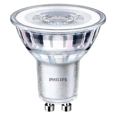 Philips GU10 3.5W 275lm GLS Ice white LED Light bulb, Pack of 3