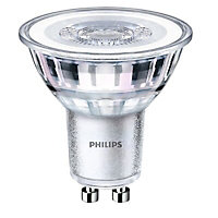 Philips GU10 4.6W 345lm LED Dimmable Light bulb, Pack of 3