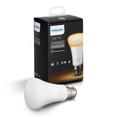 Philips Hue 60W LED Warm white GLS Dimmable Light bulb