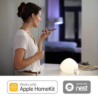 Philips Hue 60W LED Warm white GLS Dimmable Light bulb