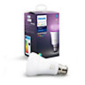 Philips Hue B22 60W LED Colour changing Classic Dimmable Bluetooth Smart Light bulb