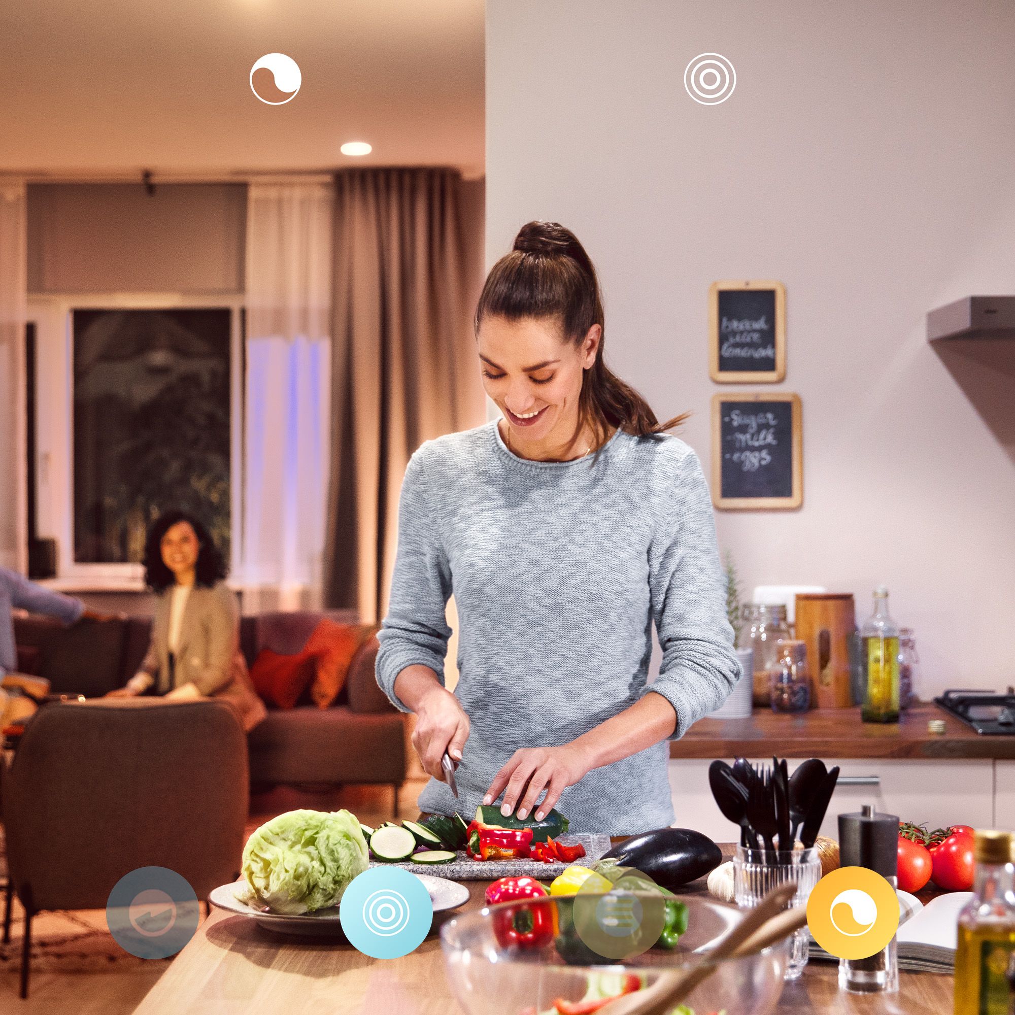 Philips Hue B22 60W LED Cool white & warm white Classic Dimmable Light bulb