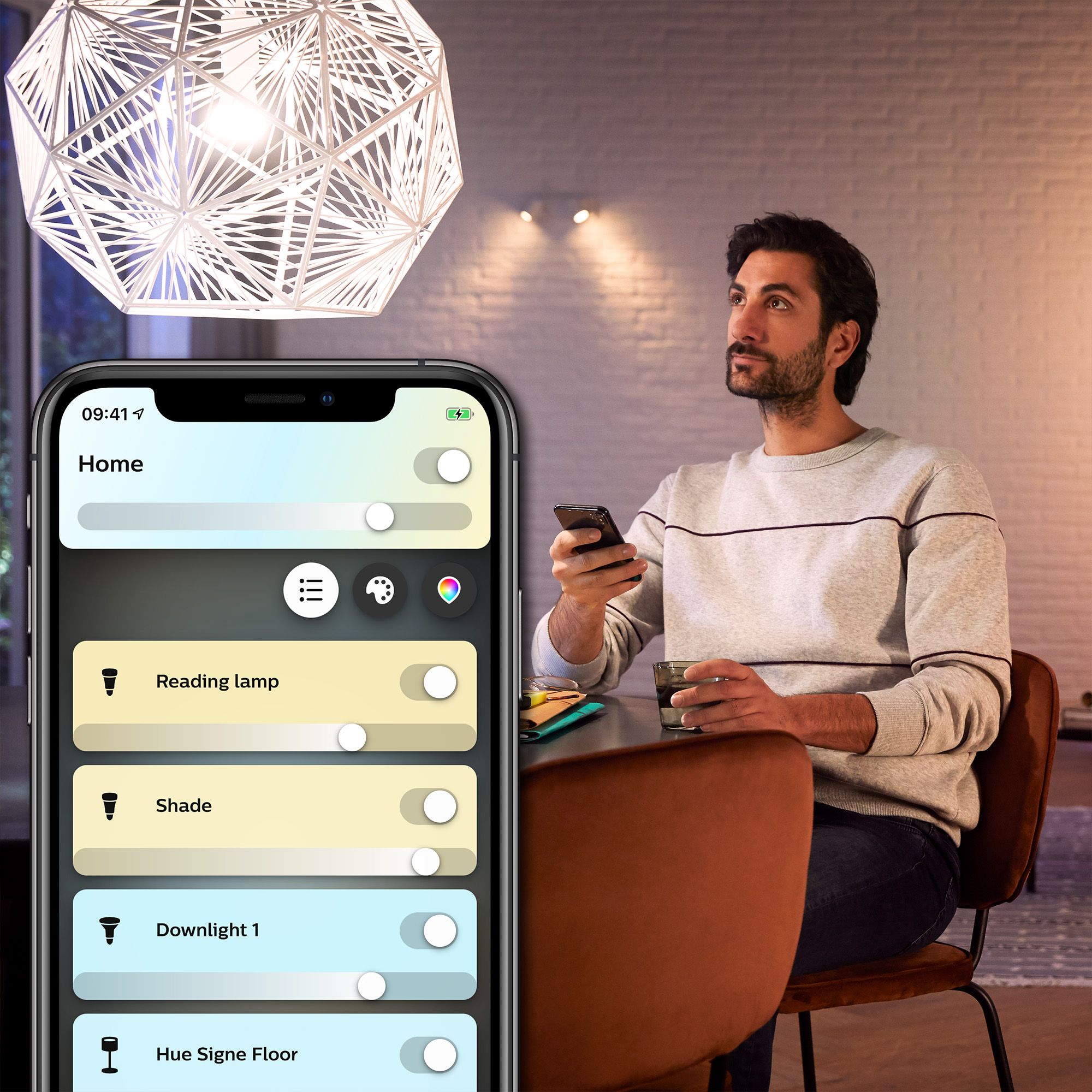 Philips Hue B22 60W LED Cool white & warm white Classic Dimmable Light bulb