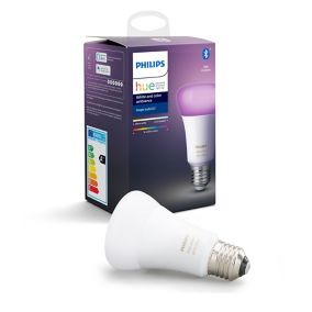 Philips Hue E27 60W LED Cool white, RGB & warm white Classic Dimmable Bluetooth Smart Light bulb