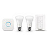 Philips Hue E27 Cool white & warm white GLS Dimmable Smart lighting starter kit