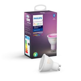 Philips Hue GU10 50W LED Cool white, RGB & warm white Classic Dimmable Bluetooth Smart Light bulb