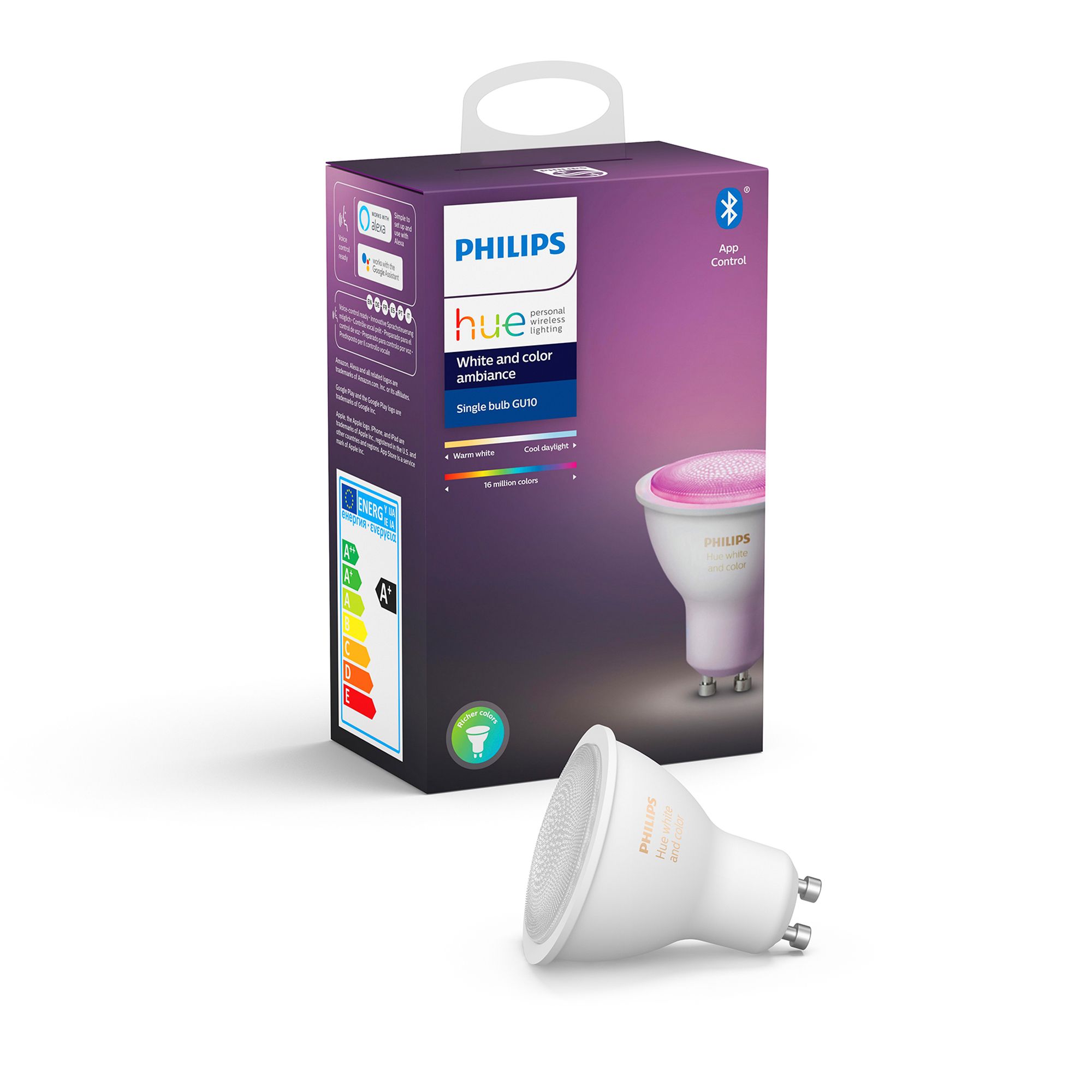 Philips Hue GU10 57W LED Warm white Classic Dimmable Light bulb