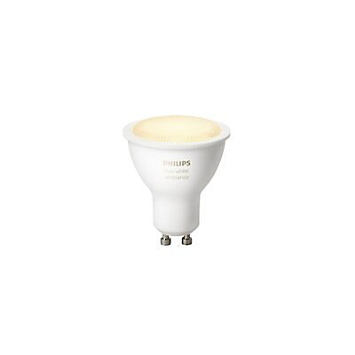 Philips Hue GU10 LED Neutral white Reflector Dimmable Smart bulb, Pack of 2 DIY at B&Q