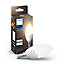 Philips Hue SES LED Cool white Candle Dimmable Bluetooth Smart Light bulb