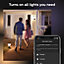 Philips Smart-Hue Black Motion sensor Outdoor Wall light