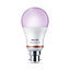 Philips WiZ B22 60W LED Cool white, RGB & warm white A60 Non-dimmable Light bulb