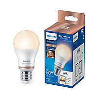 Philips WiZ E27 60W LED Cool white & warm white A60 Smart Light bulb