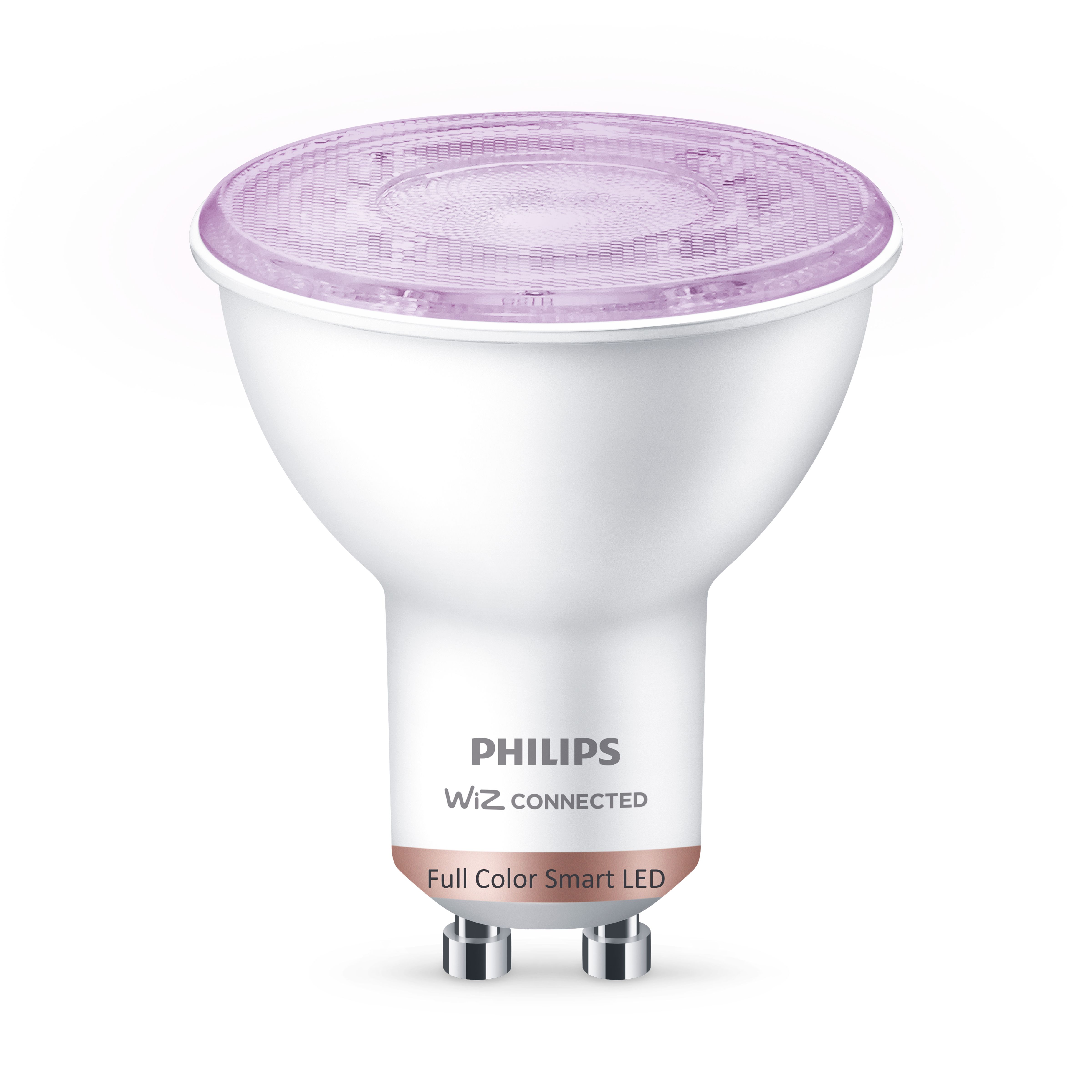 Philips WiZ GU10 50W LED Cool white, RGB & warm white Reflector Dimmable Light  bulb