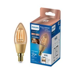 Philips WiZ SES 25W LED Cool white & warm white C35 Dimmable Light bulb