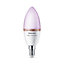 Philips WiZ SES 40W LED Cool white, RGB & warm white Candle Dimmable Light bulb