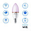 Philips WiZ SES 40W LED Cool white, RGB & warm white Candle Dimmable Light bulb